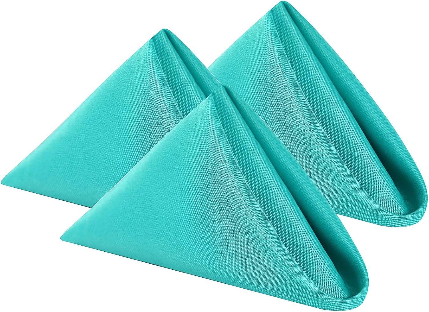 Cloth Napkins 17x17 inch Washable Polyester Dinner Napkins Soft Table Napkins - Picture 43 of 53