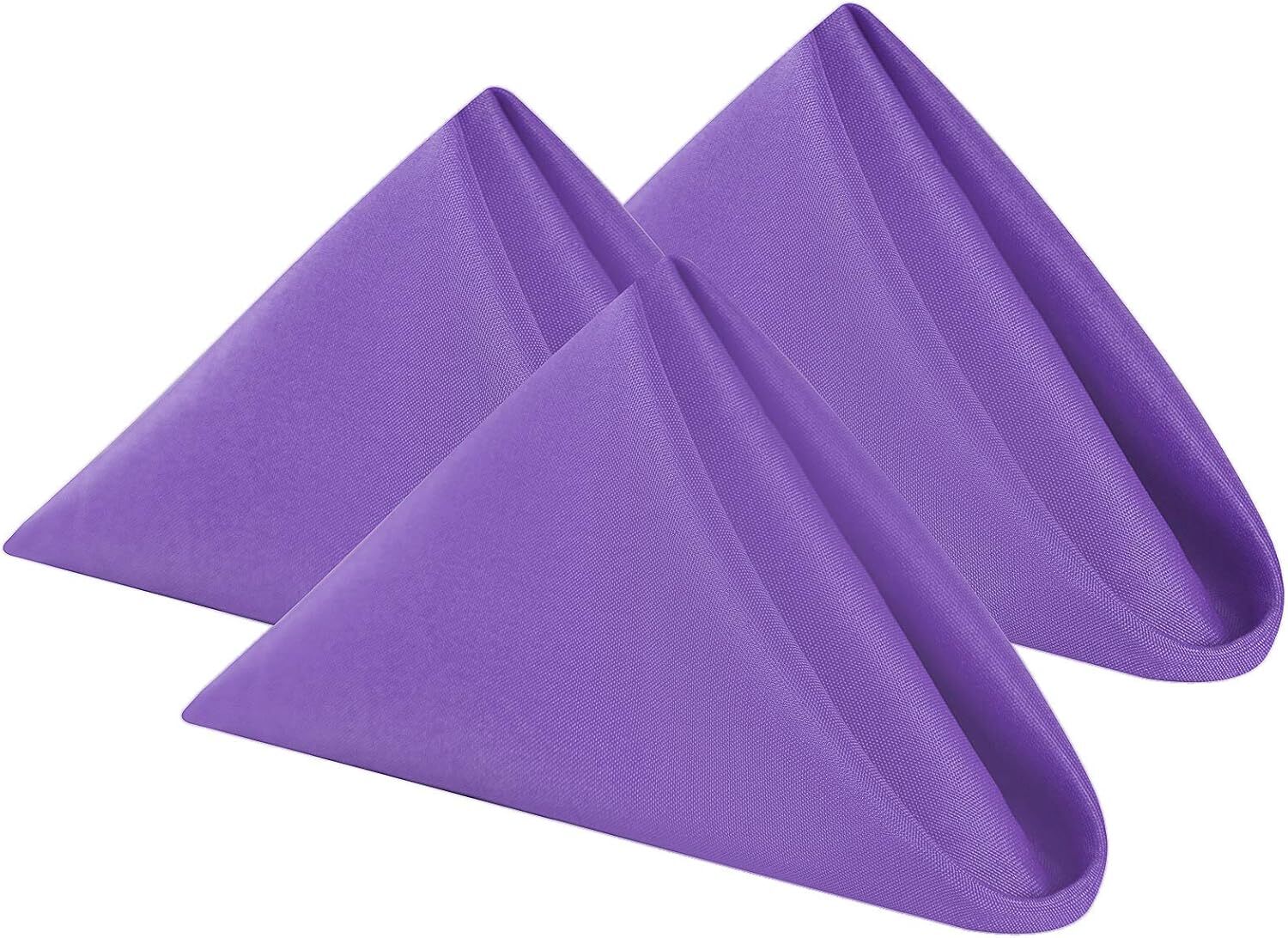 Cloth Napkins 17x17 inch Washable Polyester Dinner Napkins Soft Table Napkins - Picture 44 of 53