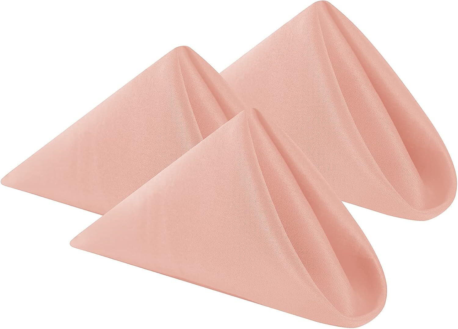 Cloth Napkins 17x17 inch Washable Polyester Dinner Napkins Soft Table Napkins - Picture 50 of 53