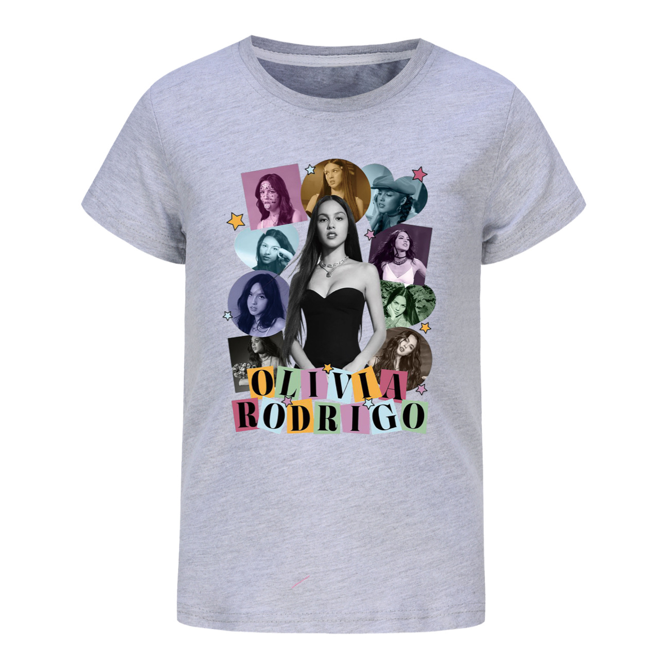 Niñas Olivia Rodrigo Camiseta Informal Manga Corta Camiseta Algodón Top Regalo de Navidad Reino Unido - Imagen 8 de 17