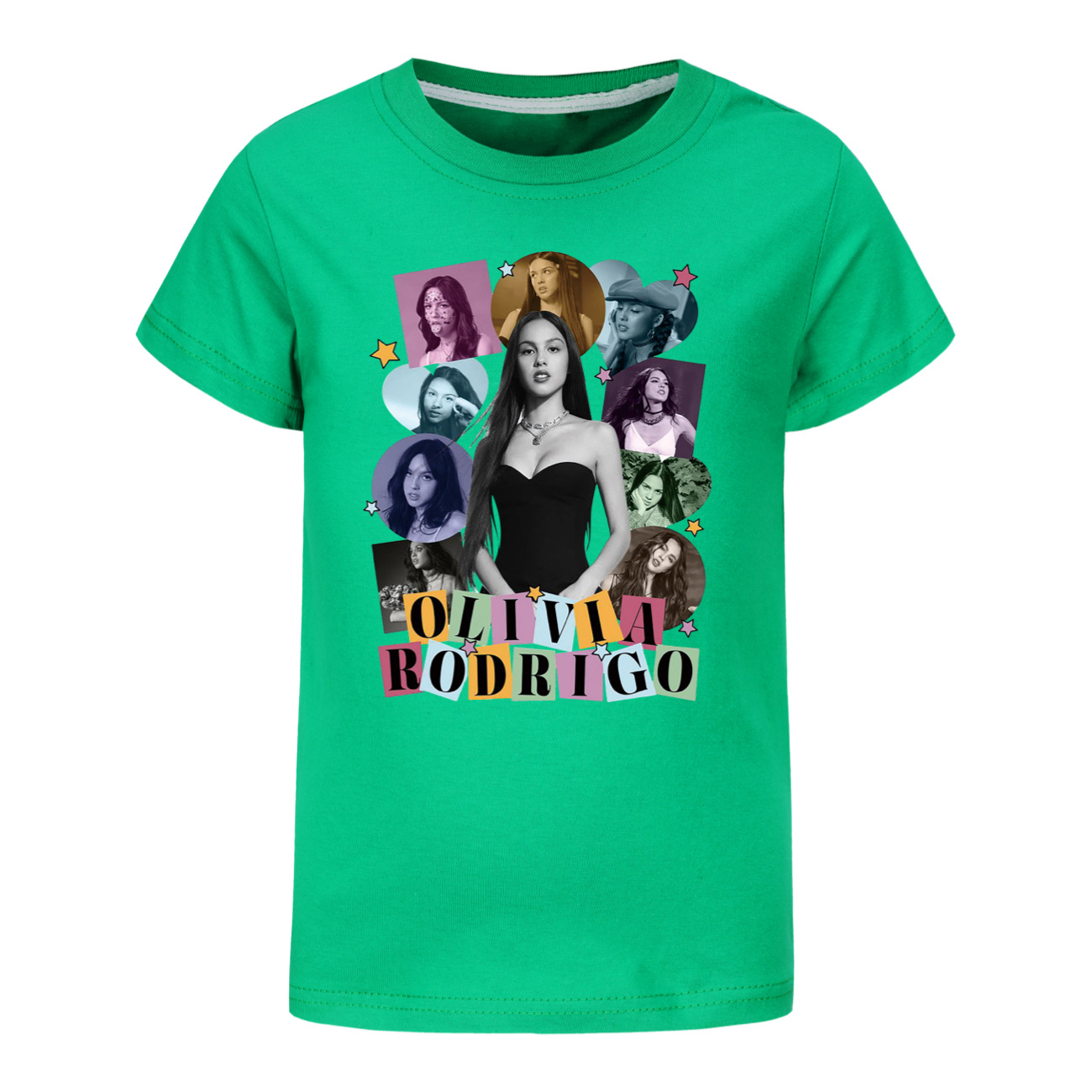 Niñas Olivia Rodrigo Camiseta Informal Manga Corta Camiseta Algodón Top Regalo de Navidad Reino Unido - Imagen 9 de 17