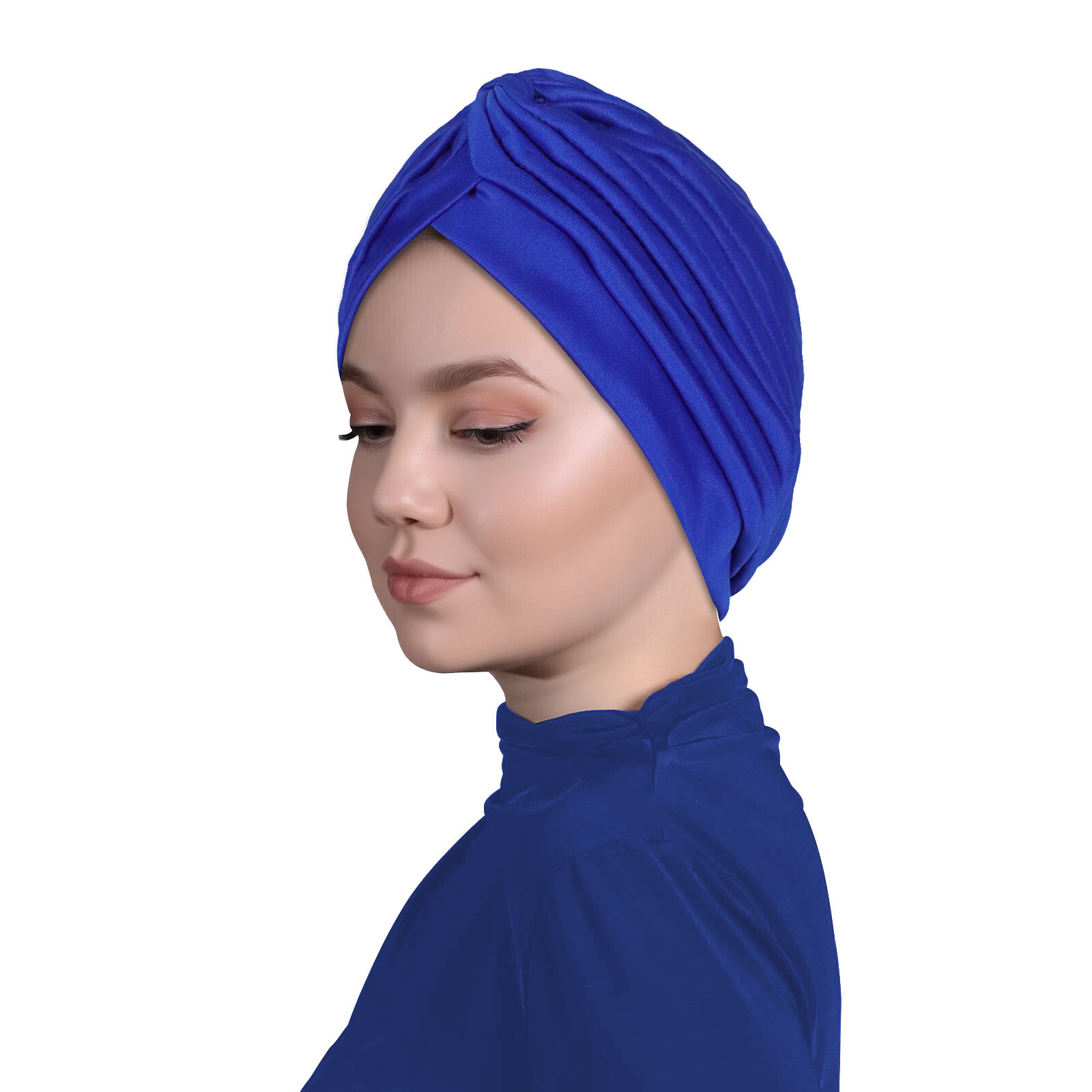 Gorro indio plisado musulmán árabe cáncer quimioterapia pérdida de cabello gorras sombreros islámicos gorra - Imagen 25 de 38
