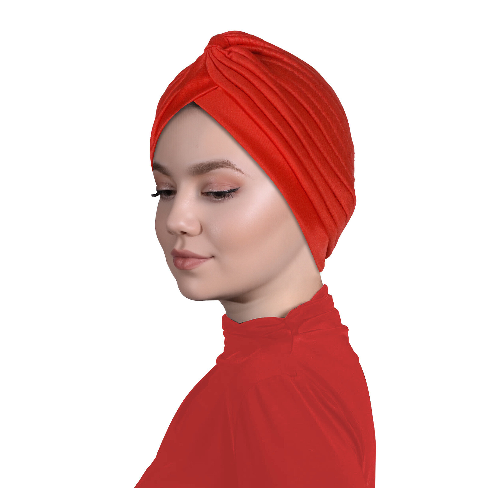 Gorro indio plisado musulmán árabe cáncer quimioterapia pérdida de cabello gorras sombreros islámicos gorra - Imagen 29 de 38