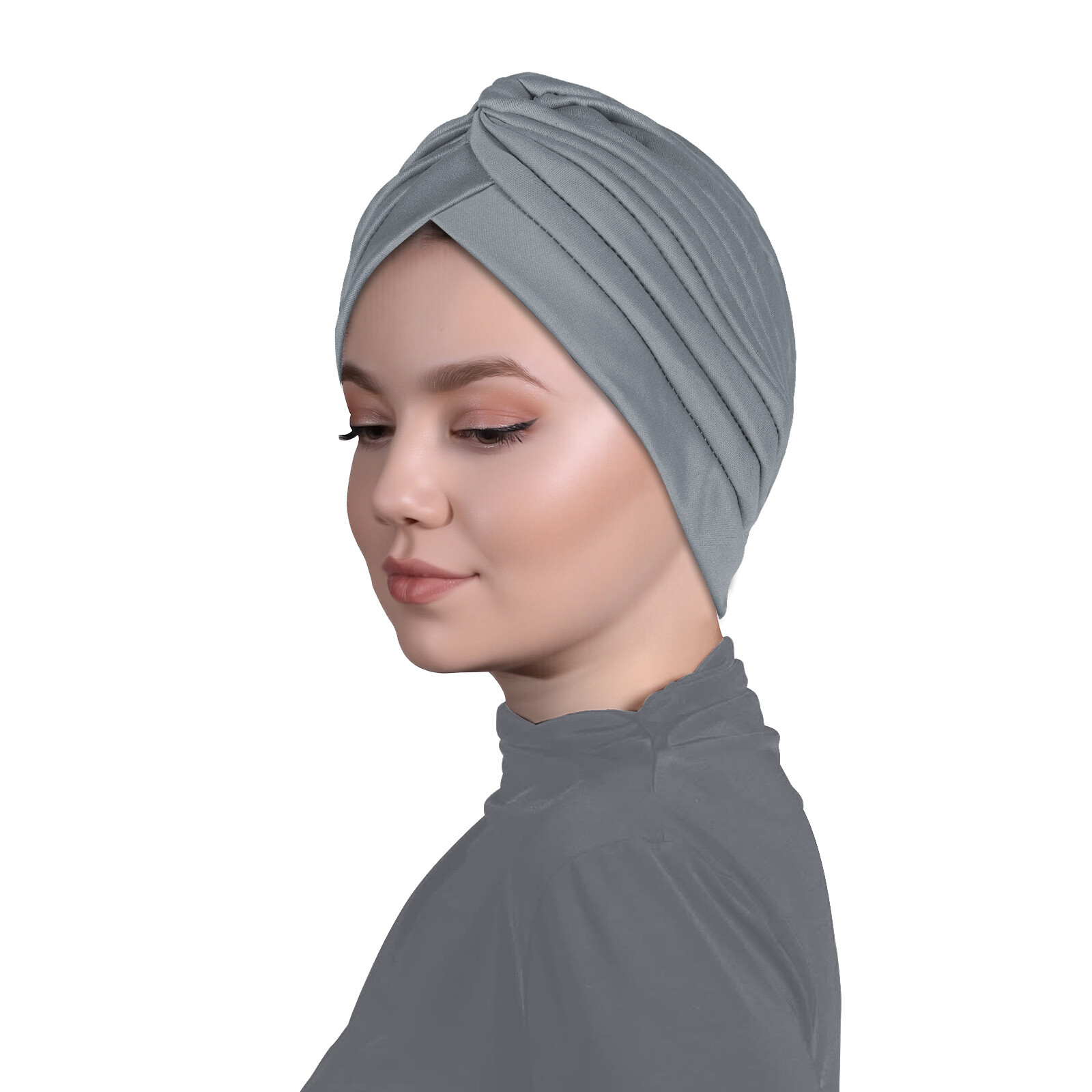 Gorro indio plisado musulmán árabe cáncer quimioterapia pérdida de cabello gorras sombreros islámicos gorra - Imagen 31 de 38