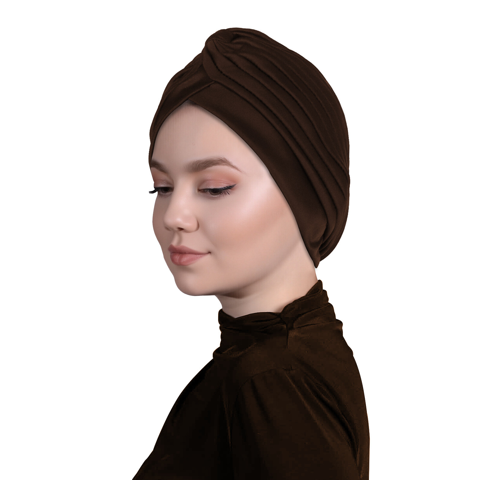 Gorro indio plisado musulmán árabe cáncer quimioterapia pérdida de cabello gorras sombreros islámicos gorra - Imagen 32 de 38