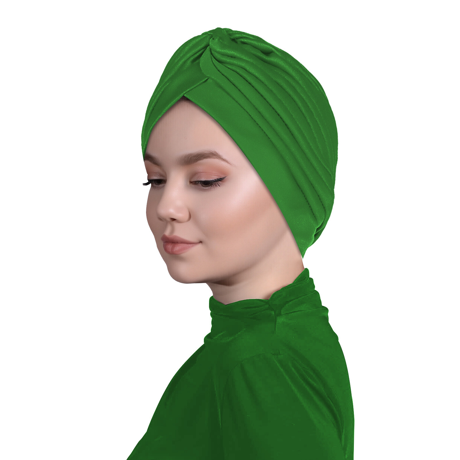 Gorro indio plisado musulmán árabe cáncer quimioterapia pérdida de cabello gorras sombreros islámicos gorra - Imagen 33 de 38