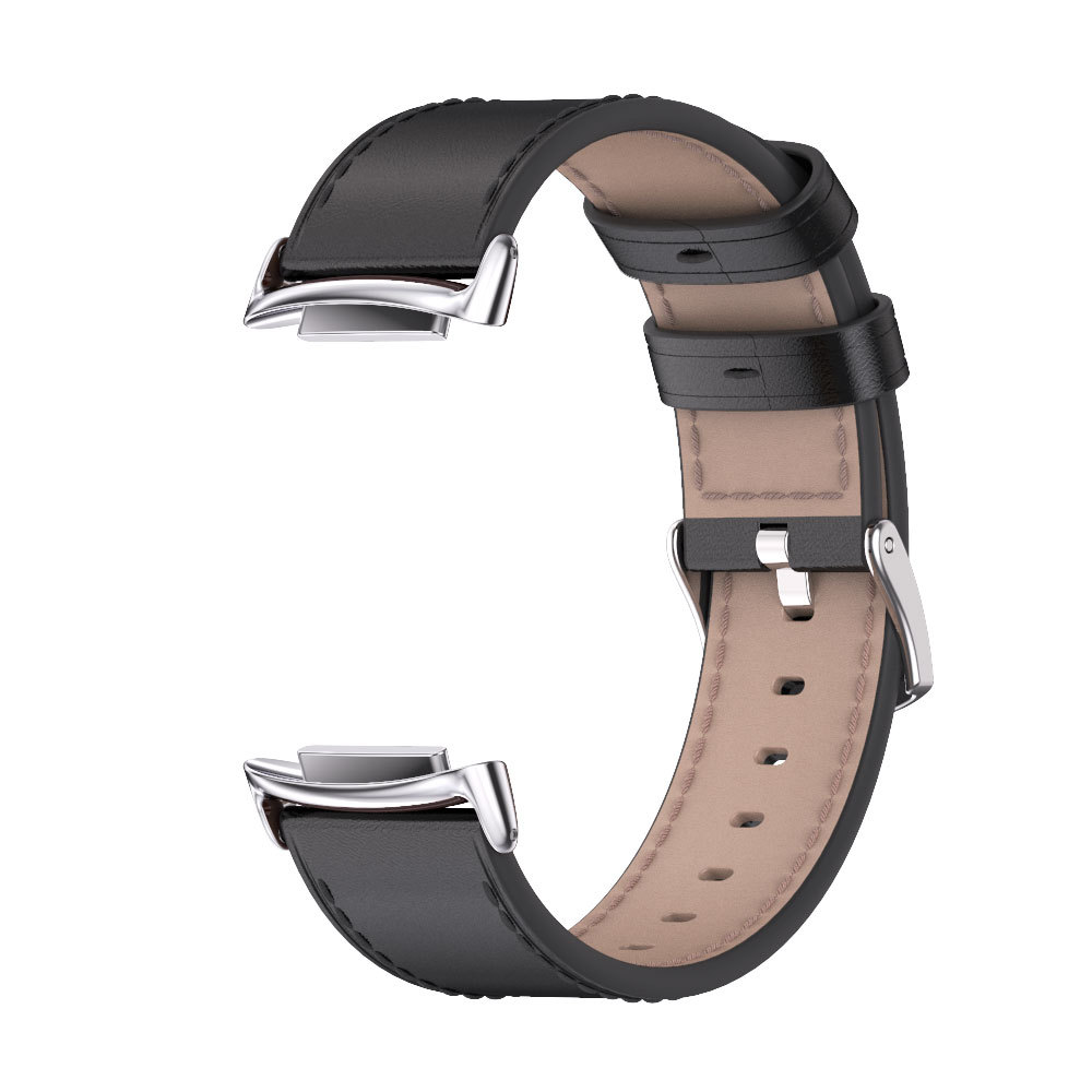 Bracelet Cuir Métal Pour Fitbit Charge 6/5 - Confortable Réglable - Accessoire M - Zdjęcie 17 z 21