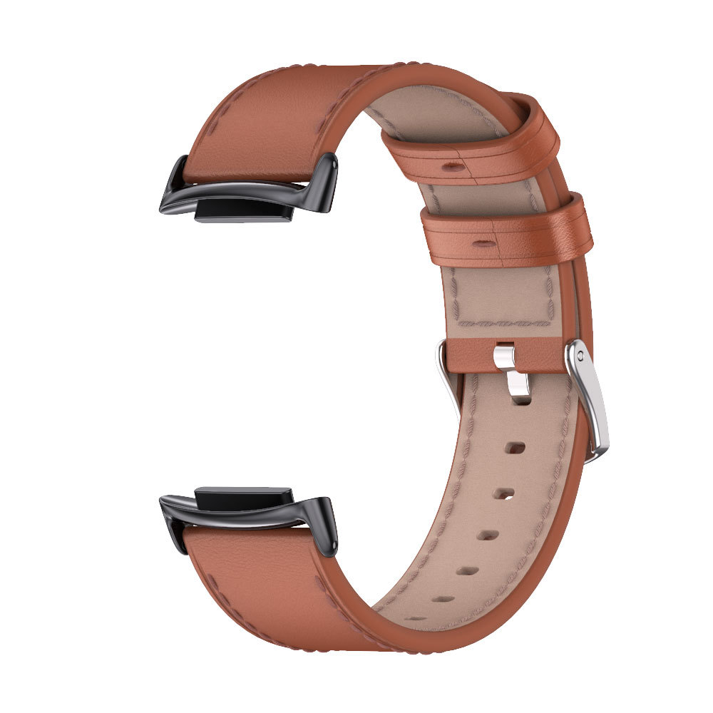Bracelet Cuir Métal Pour Fitbit Charge 6/5 - Confortable Réglable - Accessoire M - Zdjęcie 18 z 21