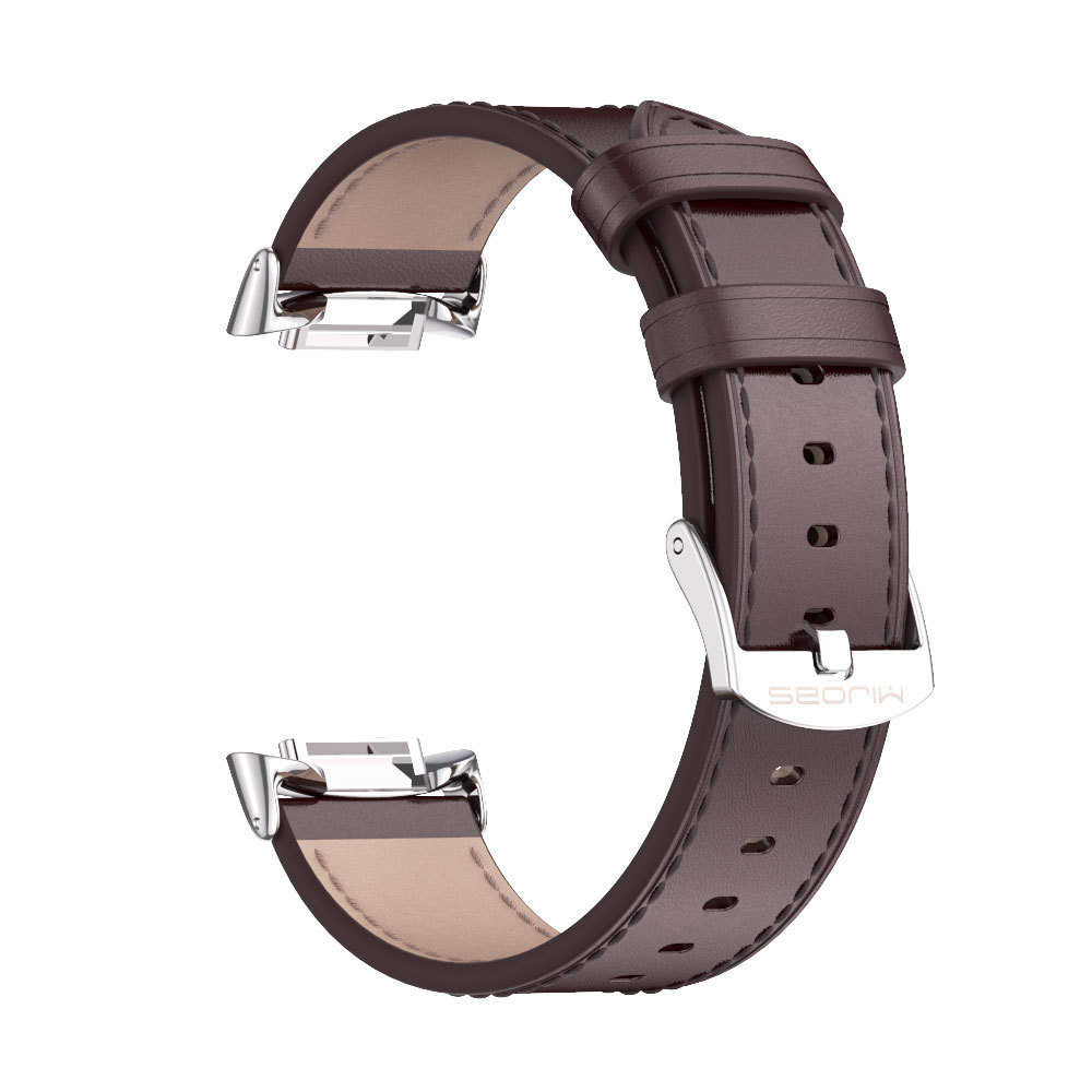 Bracelet Cuir Métal Pour Fitbit Charge 6/5 - Confortable Réglable - Accessoire M - Zdjęcie 21 z 21
