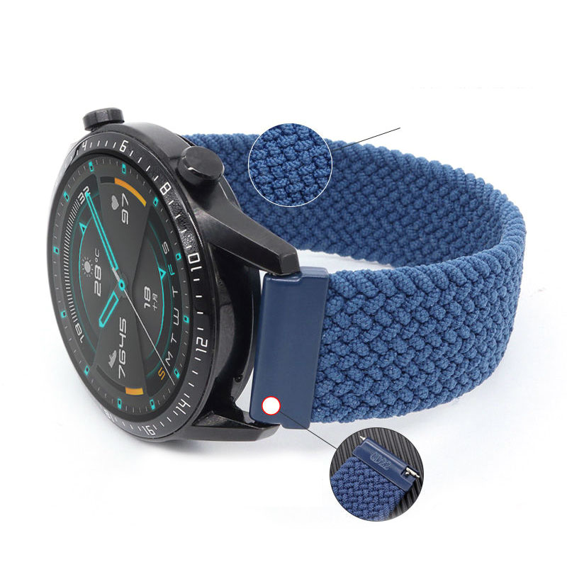 Bracelet Nylon Souple Pour Montre Connectée Huawei GT2 GT2 Pro - Confortable et - Zdjęcie 21 z 33
