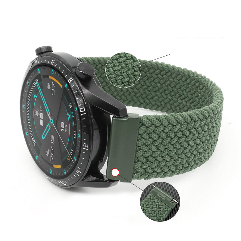 Bracelet Nylon Souple Pour Montre Connectée Huawei GT2 GT2 Pro - Confortable et - Zdjęcie 33 z 33