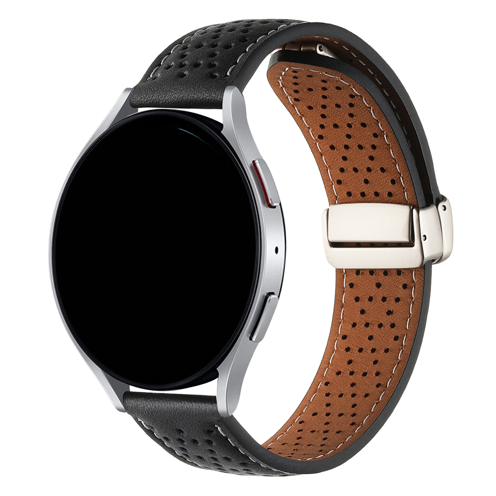 Bracelet Cuir Magnétique Pour Galaxy Watch 7 Fermeture Rapide 22mm - Zdjęcie 25 z 34