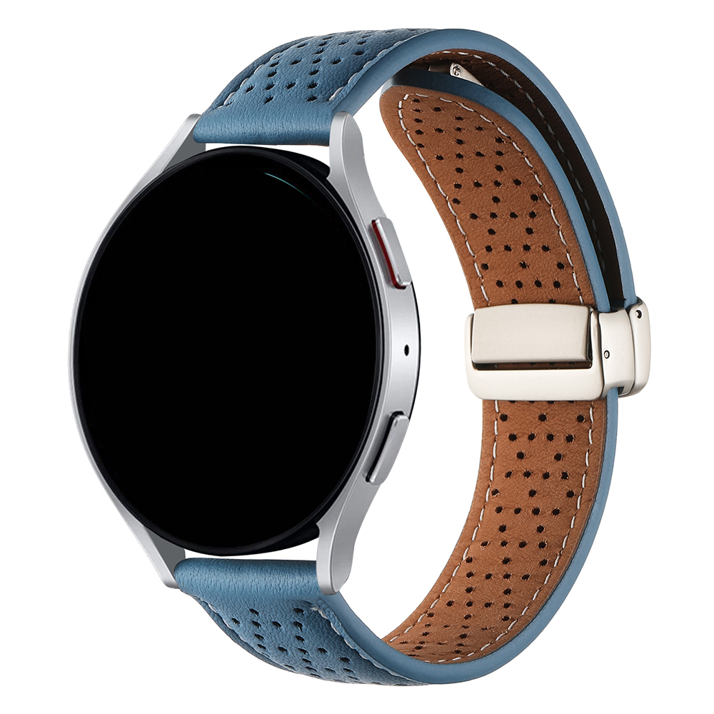 Bracelet Cuir Magnétique Pour Galaxy Watch 7 Fermeture Rapide 22mm - Zdjęcie 27 z 34