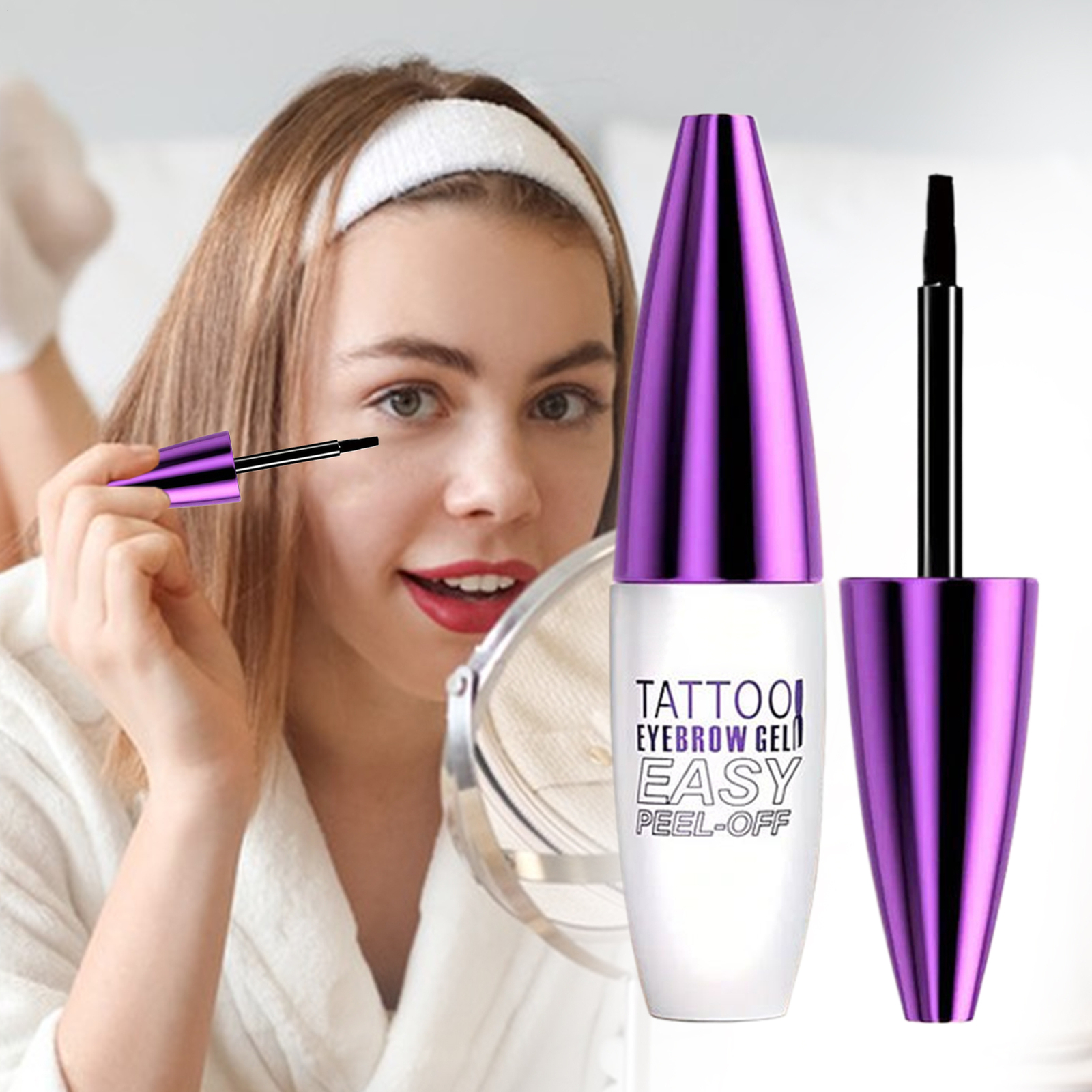 Tattoo Peel-Off Semi-Permanent Brow Tint Waterproof Long-Lasting Eyebrow Gel - Picture 9 of 22