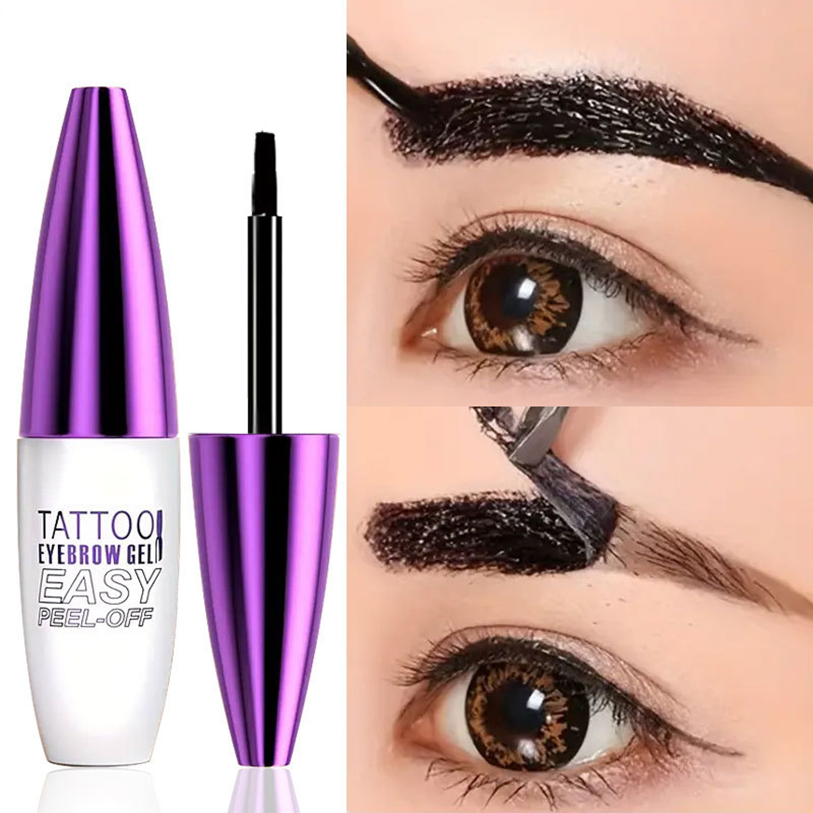 Tattoo Peel-Off Semi-Permanent Brow Tint Waterproof Long-Lasting Eyebrow Gel - Picture 10 of 22