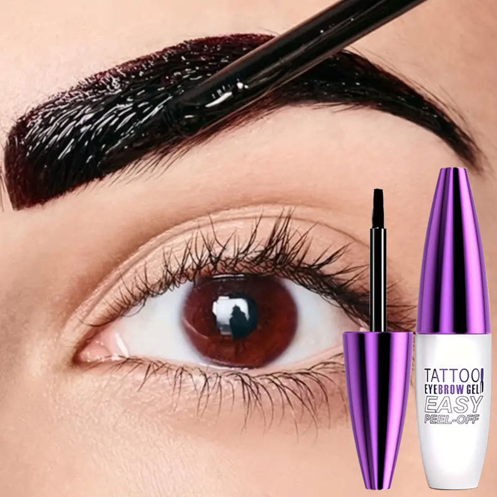 Tattoo Peel-Off Semi-Permanent Brow Tint Waterproof Long-Lasting Eyebrow Gel - Picture 12 of 22