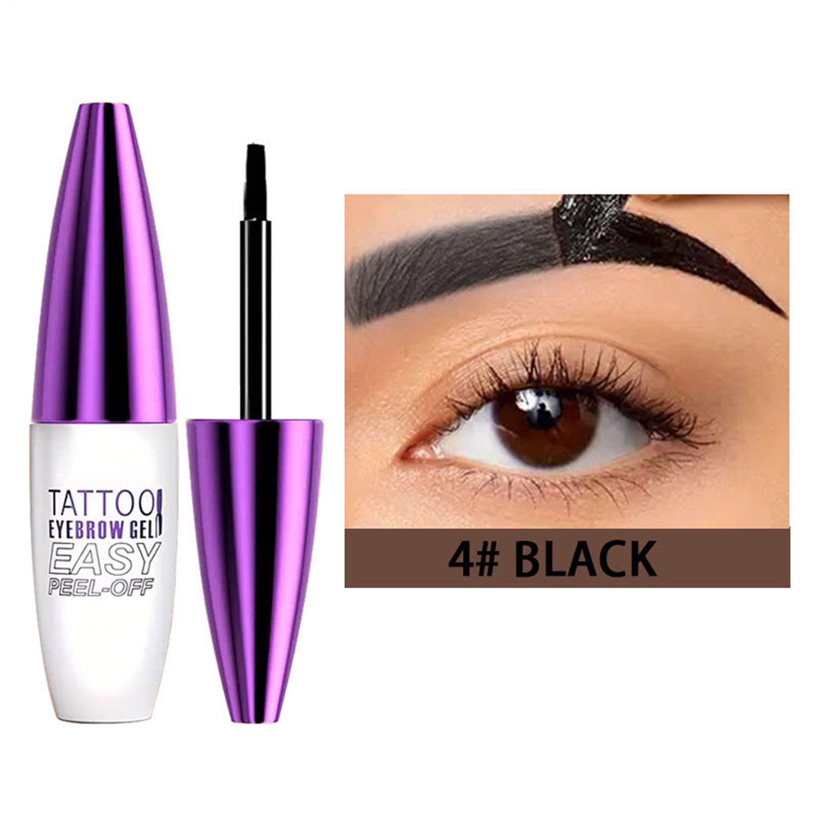 Tattoo Peel-Off Semi-Permanent Brow Tint Waterproof Long-Lasting Eyebrow Gel - Picture 15 of 22