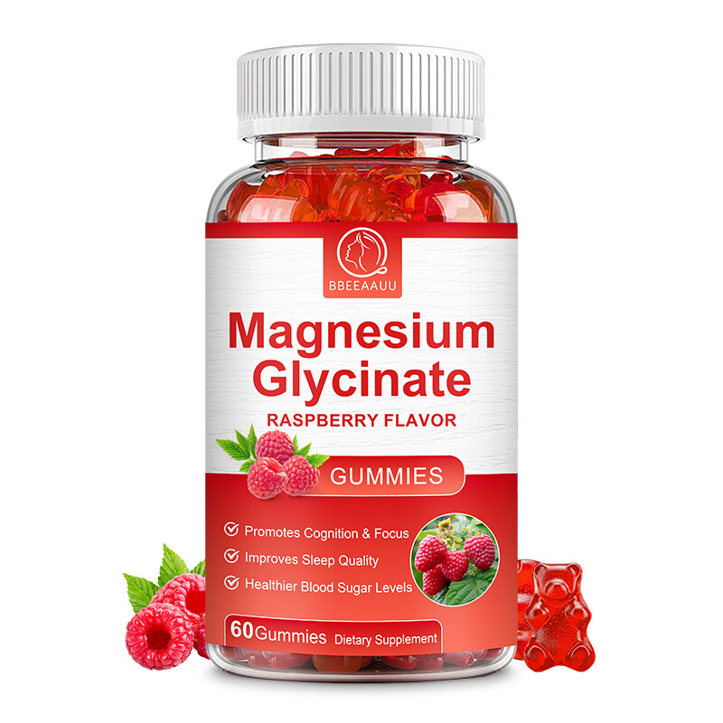500mg Magnesium Glycinate Gummies Improve Sleep Promotes Cognition Focus