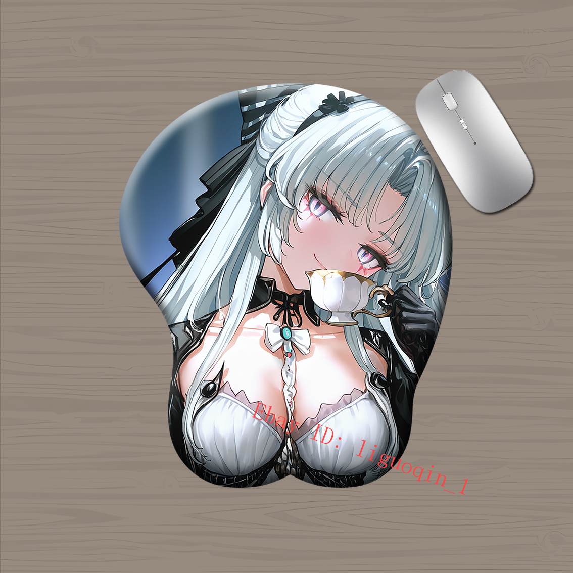 Wuthering Waves The Shorekeeper 3D Oppai Boob Mouse Pad Wrist Rest Mousepad Gift - Picture 6 of 8