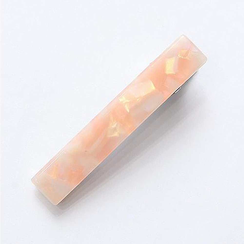 Elegant Floral Print Hair Clip for Women - Resin Barrettes Hairpin - 1Pc - Picture 13 of 17