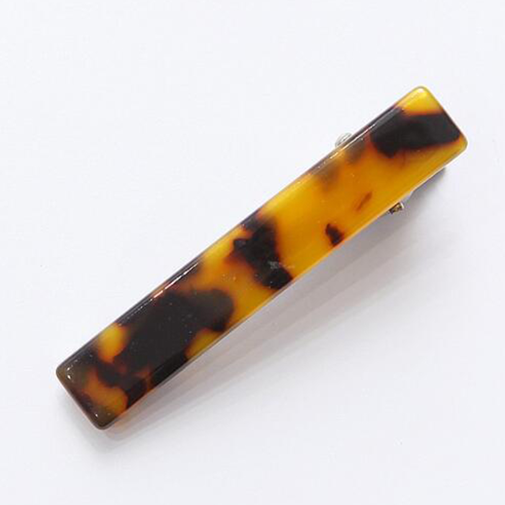 Elegant Floral Print Hair Clip for Women - Resin Barrettes Hairpin - 1Pc - Picture 14 of 17