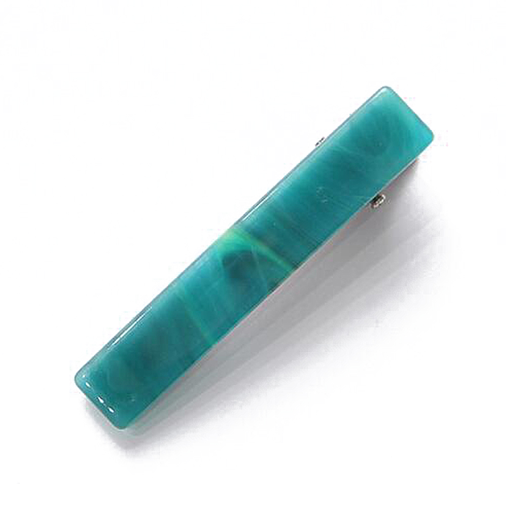 Elegant Floral Print Hair Clip for Women - Resin Barrettes Hairpin - 1Pc - Picture 15 of 17