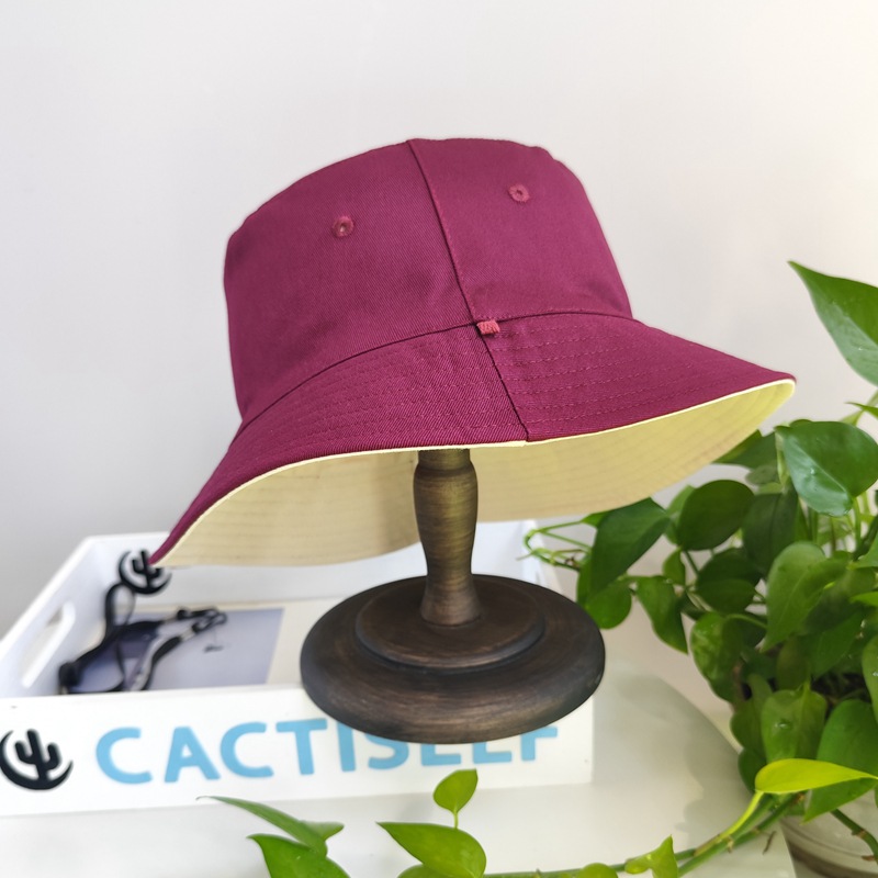 Fisherman Hat Large Head Double-Sided Sun Visor Hat Sun Protection Bucket Hat