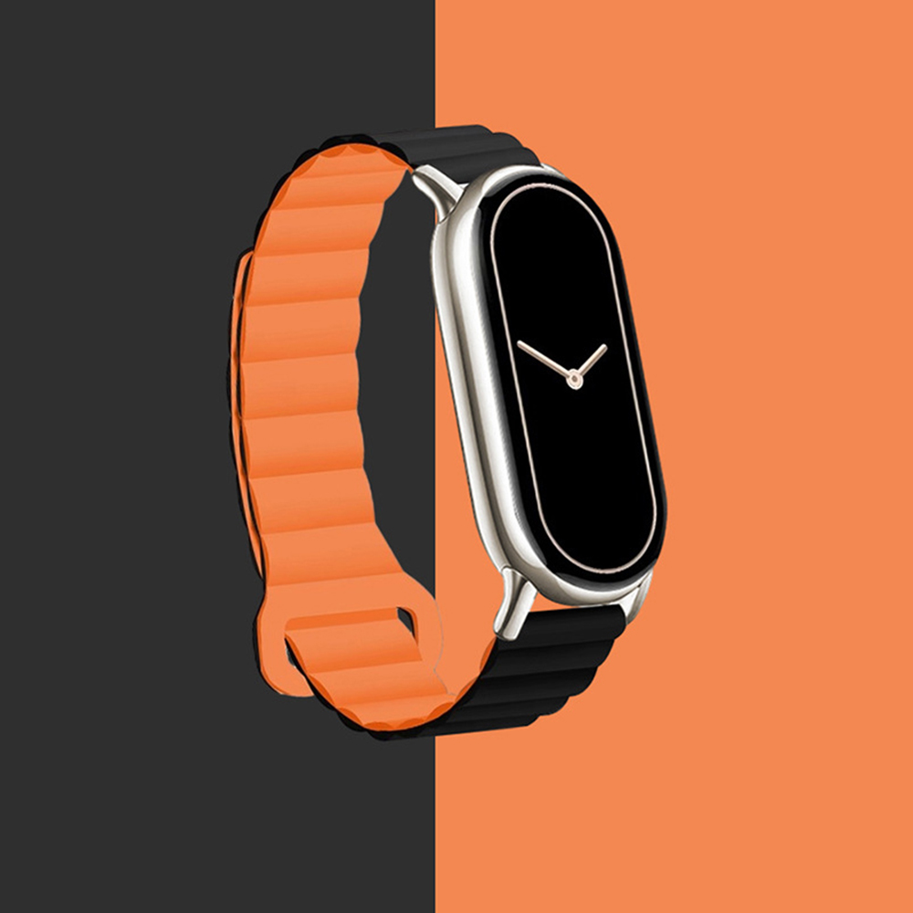 Bracelet Magnétique Pour Xiaomi Mi Band 8 NFC Silicone Rapide Détachable Résista - Zdjęcie 23 z 23