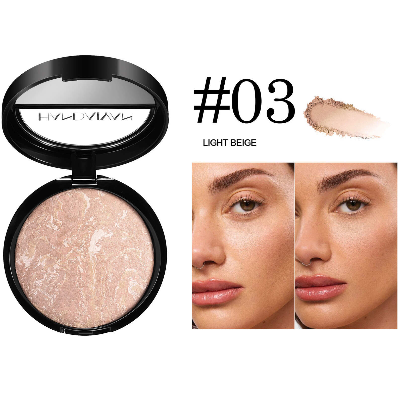 Oil Control Lighting Glow Baked Foundation Long-lasting & Waterproof Powder - Picture 20 of 24