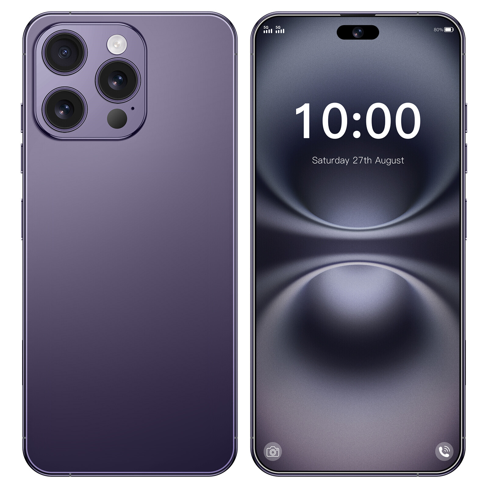 I16 Pro Max 7.3" Global Unlocked Smartphone 1TB Dual SIM Cell Phone Android 16 - Afbeelding 25 van 26