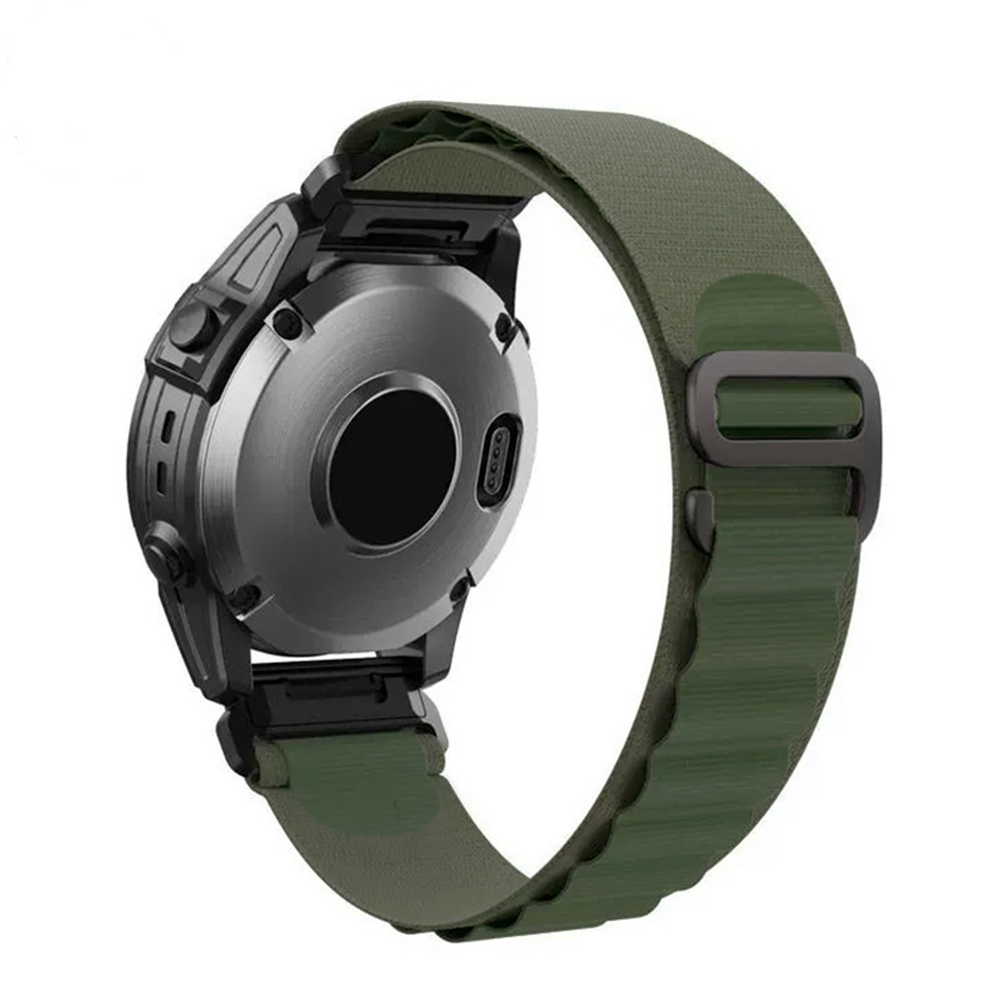 Bracelet Nylon Sport Loop Compatible avec Garmin Fenix 5/6/7 Tactix Descent Fore - Zdjęcie 13 z 24