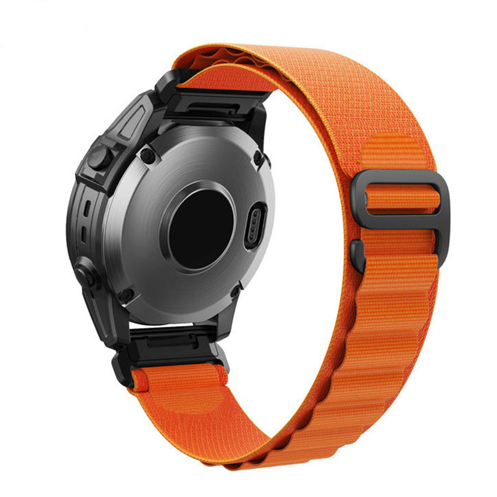 Bracelet Nylon Sport Loop Compatible avec Garmin Fenix 5/6/7 Tactix Descent Fore - Zdjęcie 16 z 24