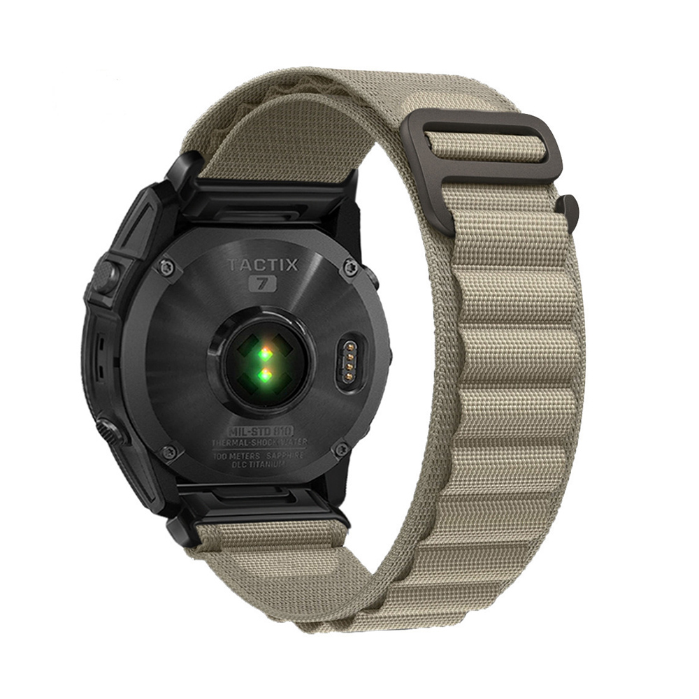 Bracelet Nylon Sport Loop Compatible avec Garmin Fenix 5/6/7 Tactix Descent Fore - Zdjęcie 23 z 24