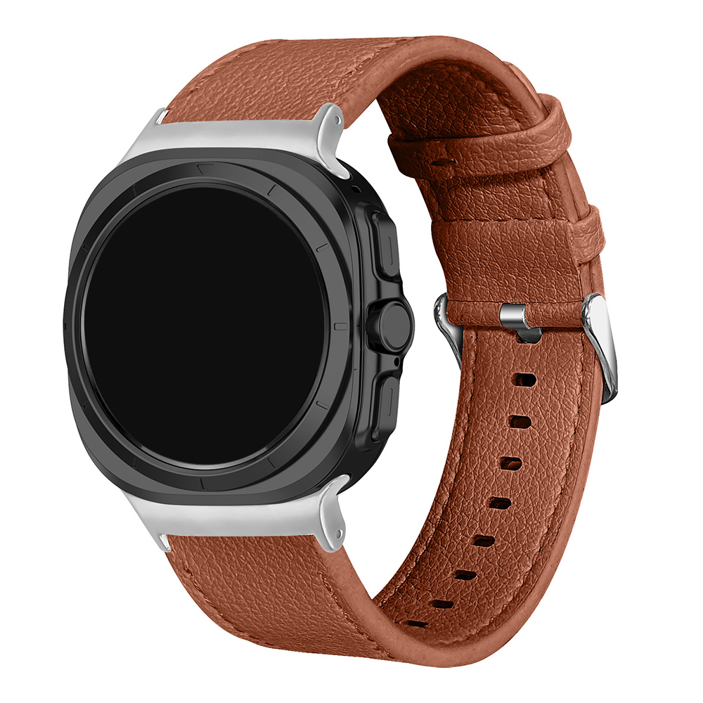 Bracelet en Cuir Véritable pour Samsung Watch Ultra 47mm - Léger et Ajustable - - Zdjęcie 26 z 30