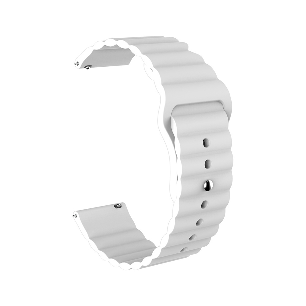 Bracelet Silicone Ondulé pour Montre Connectée - Résistant à l'Eau et Transpirat - Zdjęcie 25 z 44