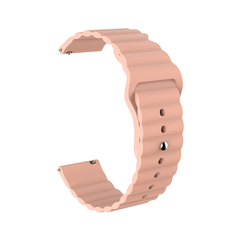 Bracelet Silicone Ondulé pour Montre Connectée - Résistant à l'Eau et Transpirat - Zdjęcie 31 z 44