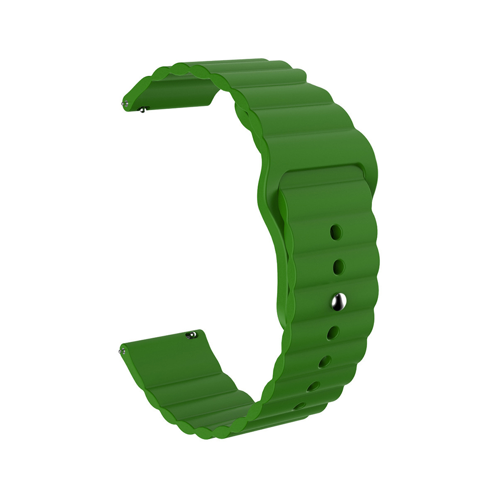 Bracelet Silicone Ondulé pour Montre Connectée - Résistant à l'Eau et Transpirat - Zdjęcie 33 z 44