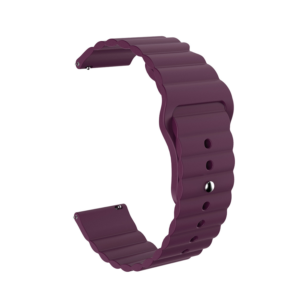 Bracelet Silicone Ondulé pour Montre Connectée - Résistant à l'Eau et Transpirat - Zdjęcie 39 z 44