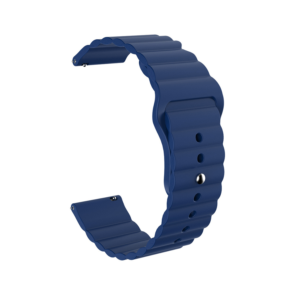 Bracelet Silicone Ondulé pour Montre Connectée - Résistant à l'Eau et Transpirat - Zdjęcie 43 z 44