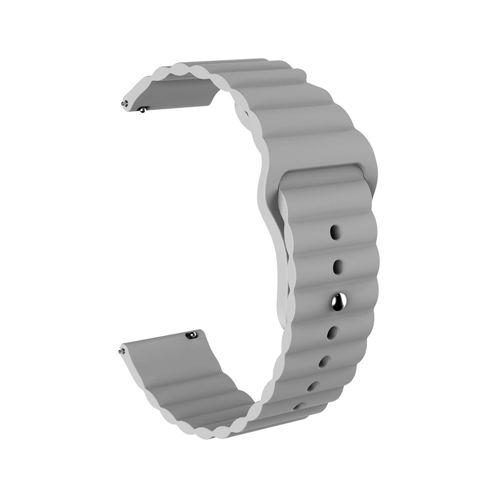 Bracelet Silicone Ondulé pour Montre Connectée - Résistant à l'Eau et Transpirat - Zdjęcie 36 z 44