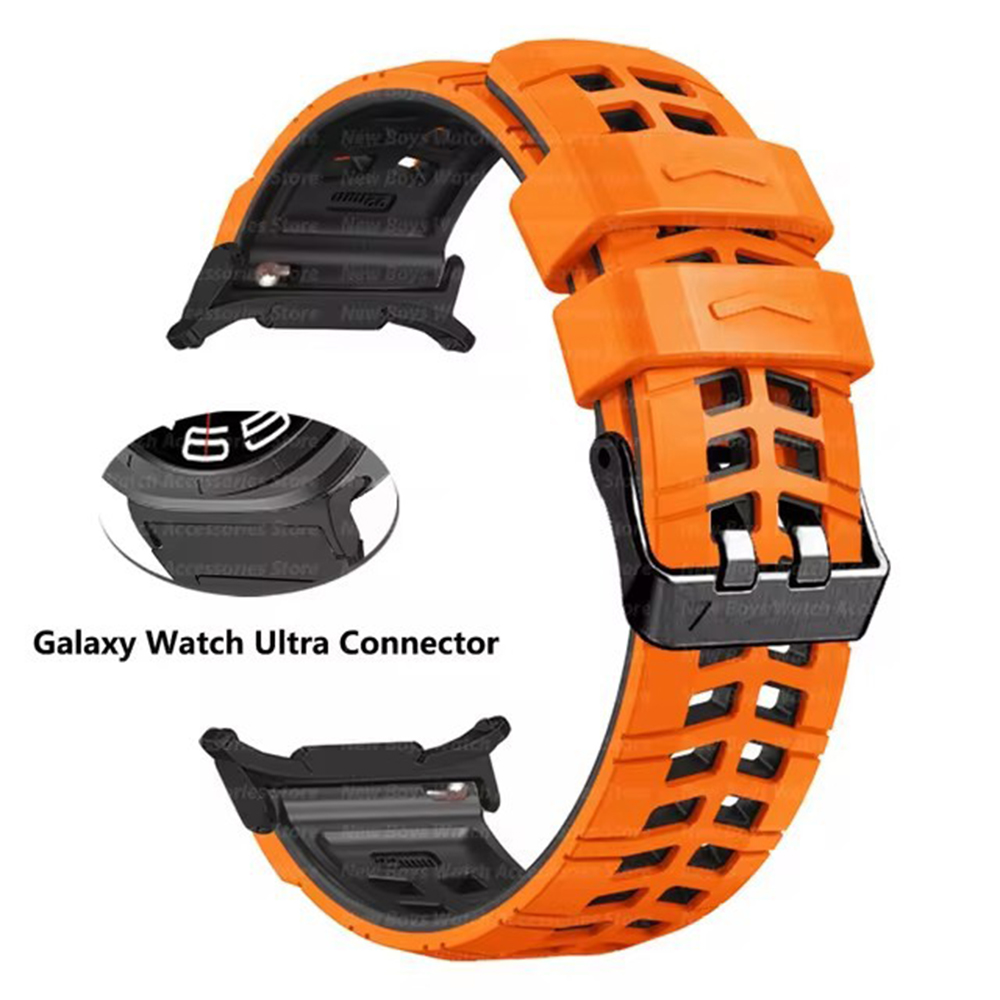 Bracelet de Montre en Silicone Double Boucle pour Samsung Galaxy Watch 7 Ultra 4 - Zdjęcie 14 z 19
