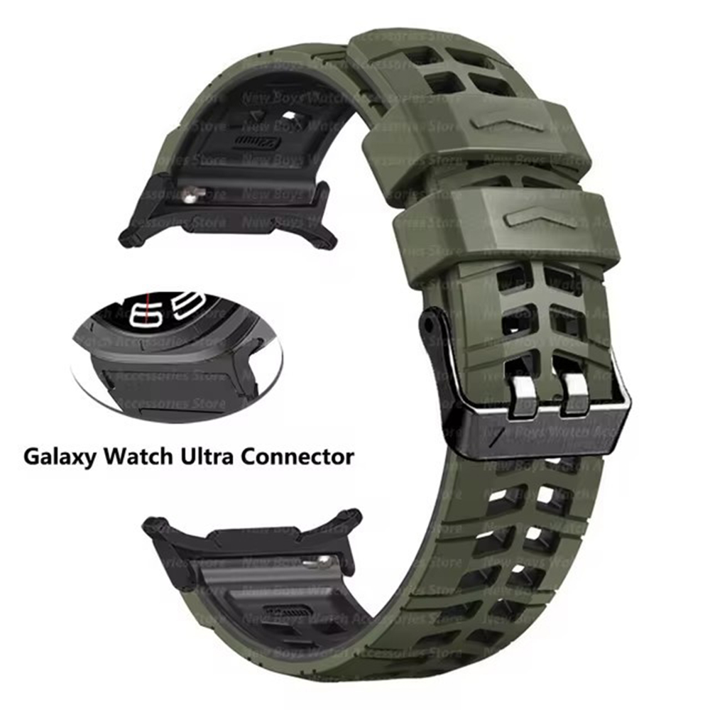 Bracelet de Montre en Silicone Double Boucle pour Samsung Galaxy Watch 7 Ultra 4 - Zdjęcie 15 z 19