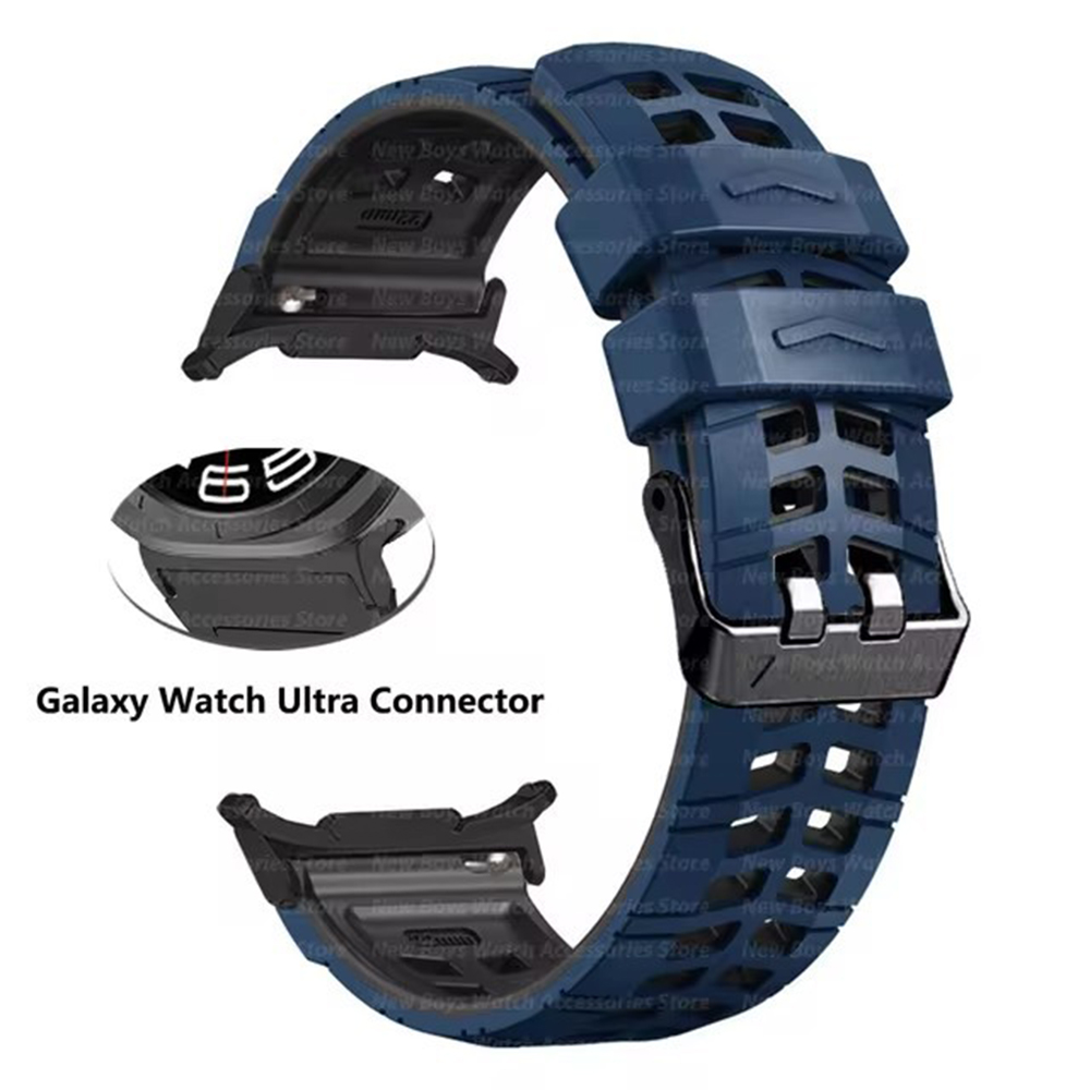 Bracelet de Montre en Silicone Double Boucle pour Samsung Galaxy Watch 7 Ultra 4 - Zdjęcie 16 z 19