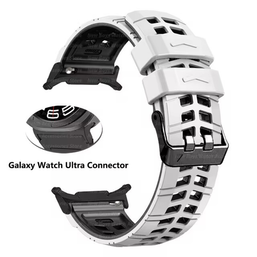 Bracelet de Montre en Silicone Double Boucle pour Samsung Galaxy Watch 7 Ultra 4 - Zdjęcie 17 z 19