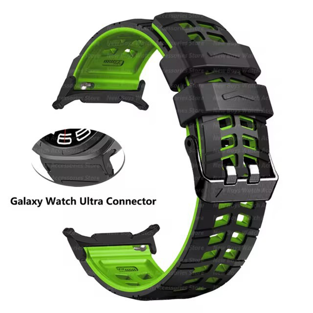 Bracelet de Montre en Silicone Double Boucle pour Samsung Galaxy Watch 7 Ultra 4 - Zdjęcie 18 z 19