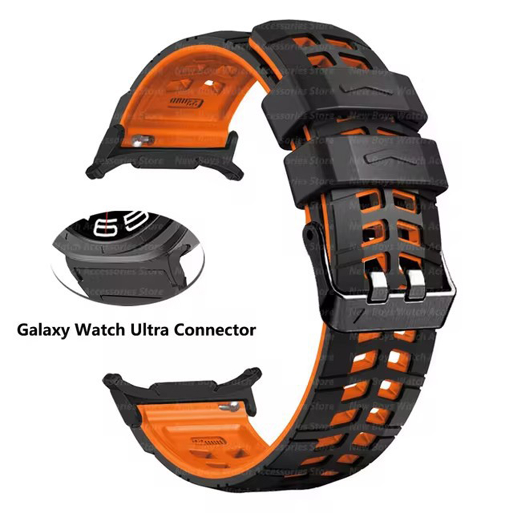 Bracelet de Montre en Silicone Double Boucle pour Samsung Galaxy Watch 7 Ultra 4 - Zdjęcie 19 z 19