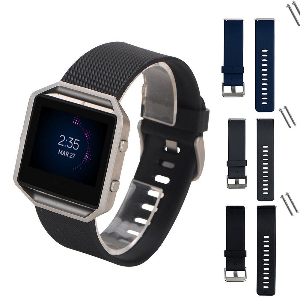 Bracelet en Silicone Compatible avec Fitbit Blaze - Remplacement Élégant et Conf - Zdjęcie 1 z 22