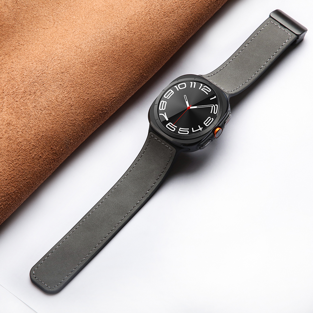 Bracelet Silicone et Cuir pour Samsung Galaxy Watch Ultra 47mm - Remplacement Lé - Zdjęcie 18 z 22