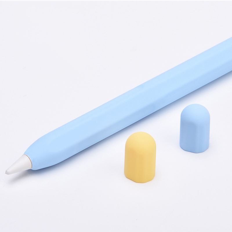 Housse en Silicone Double Couleur pour Apple Pencil Antitranspirant Lavable - Afbeelding 27 van 27