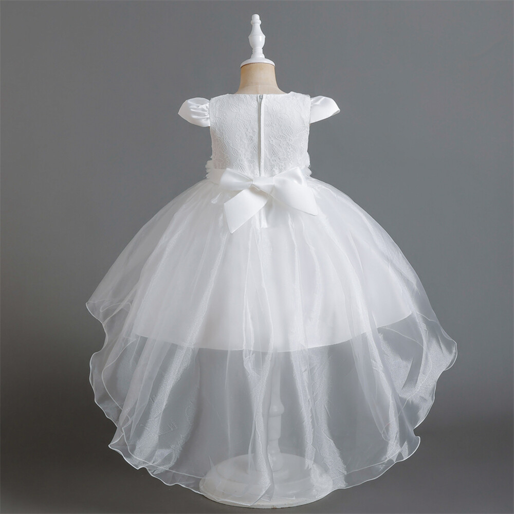 Vestido de Dama de honor con flores para niñas Niños Fiesta Navidad Vestidos Princesa Vestido de baile - Imagen 49 de 49